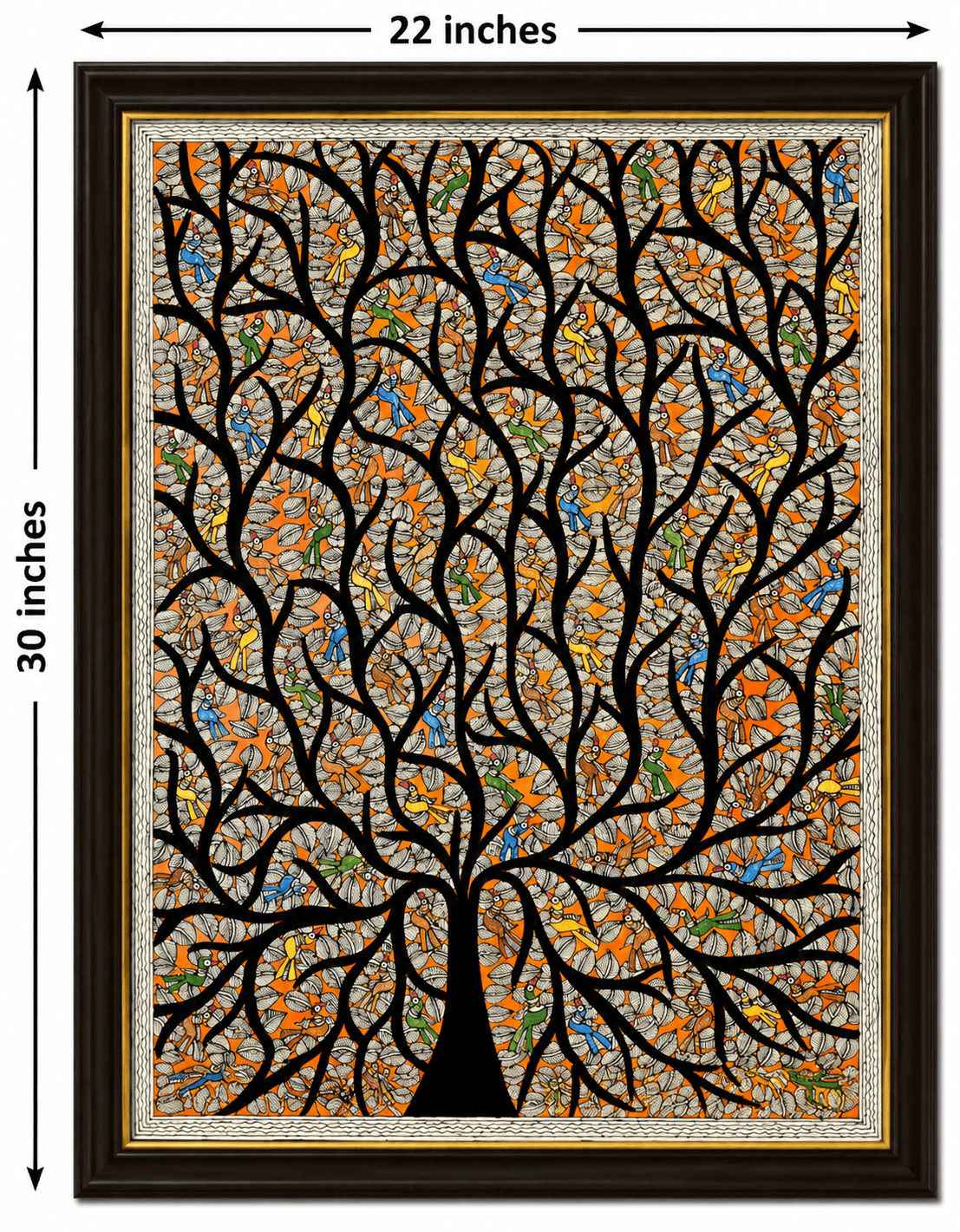 Tree of Endless Life - Madhubani Painting — alternate view
