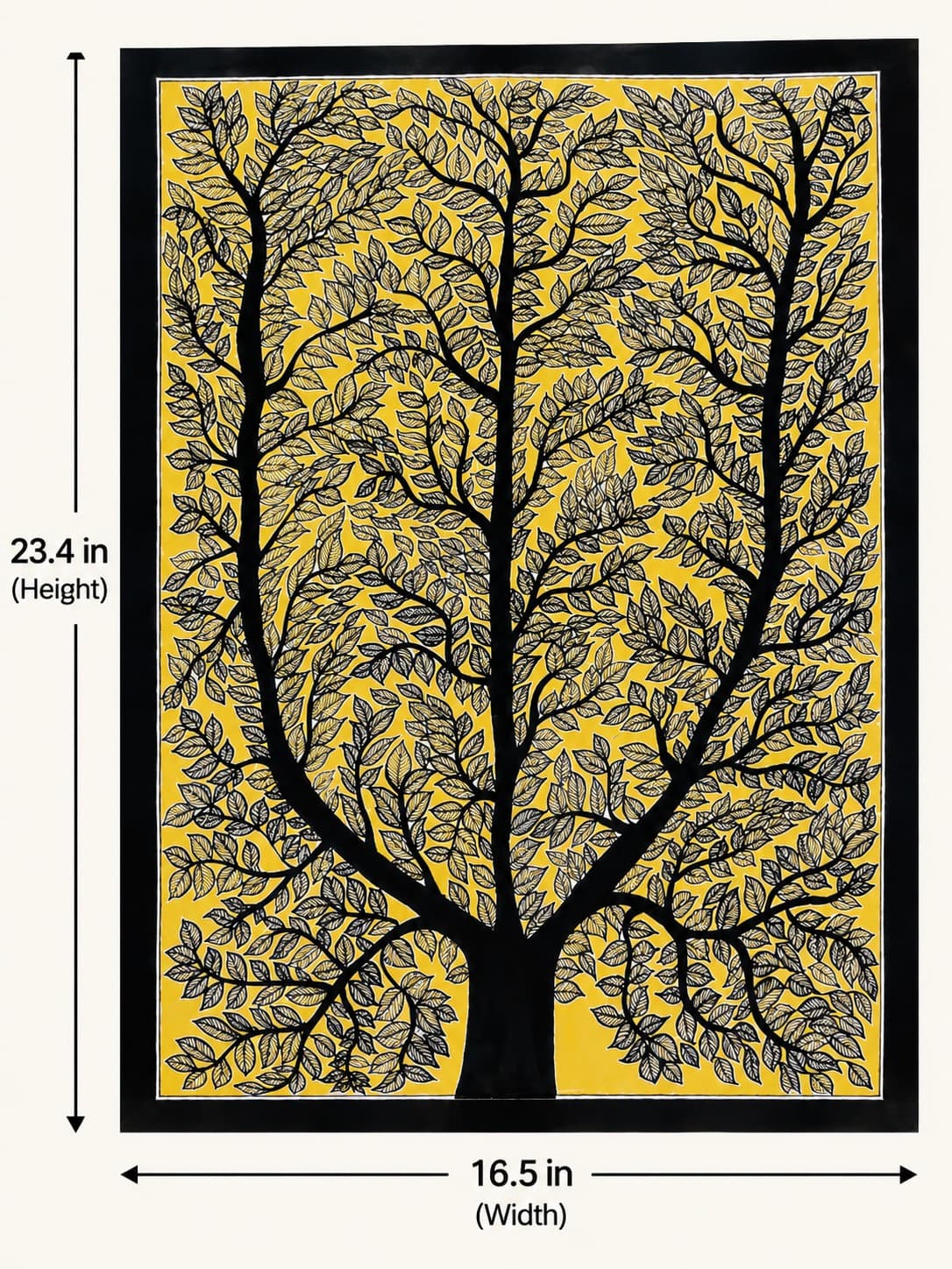 Tree of Life - Madhubani Painting — alternate view