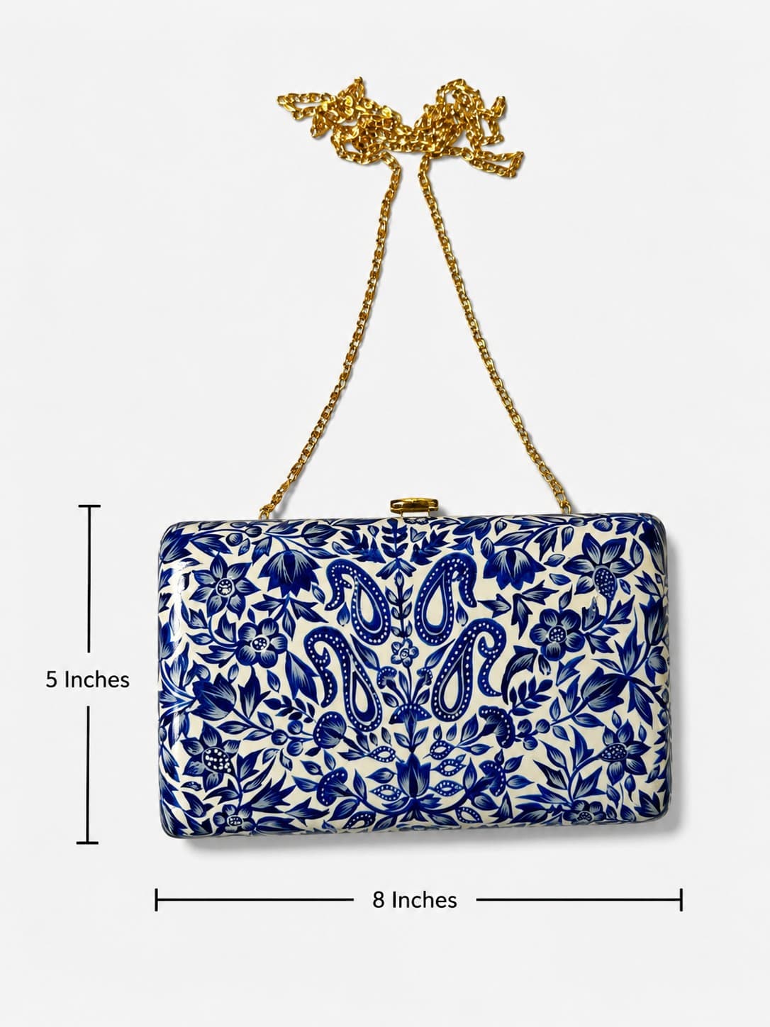 Designer Clutch -  Papier Mache — alternate view