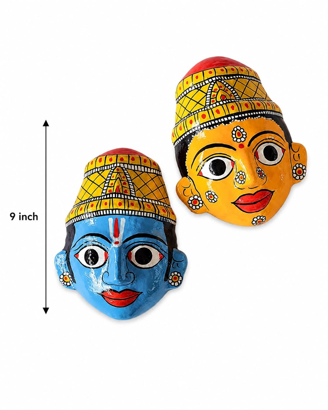 Decorative Mask Set - Cheriyal Mask — alternate view