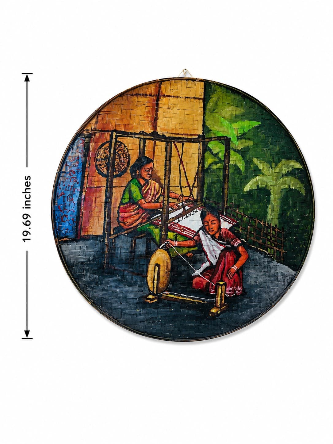 Assamese - Bamboo Dola Painting — alternate view