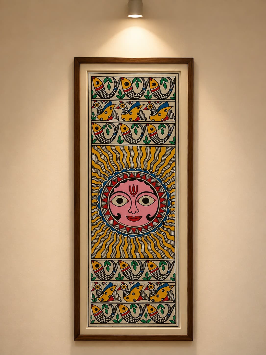 Sun of Prosperity - Madhubani Painting
