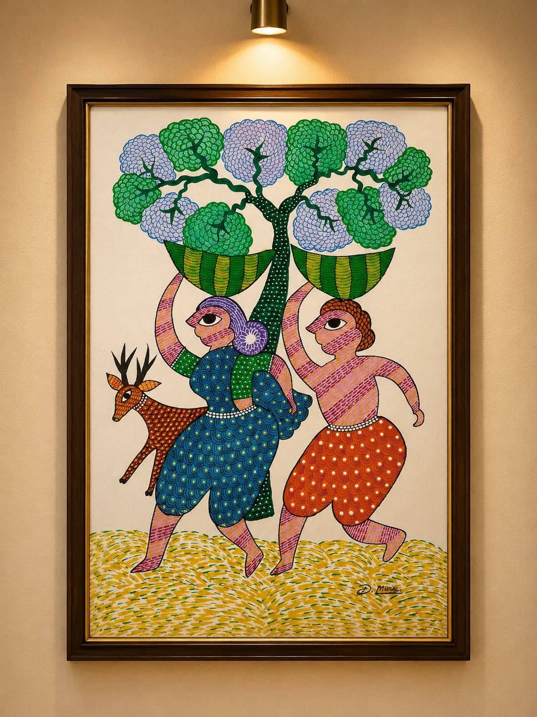 Tribal Harmony - Gond Folk Art