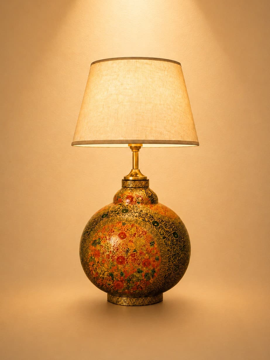 Lamp Base - Papier Mache