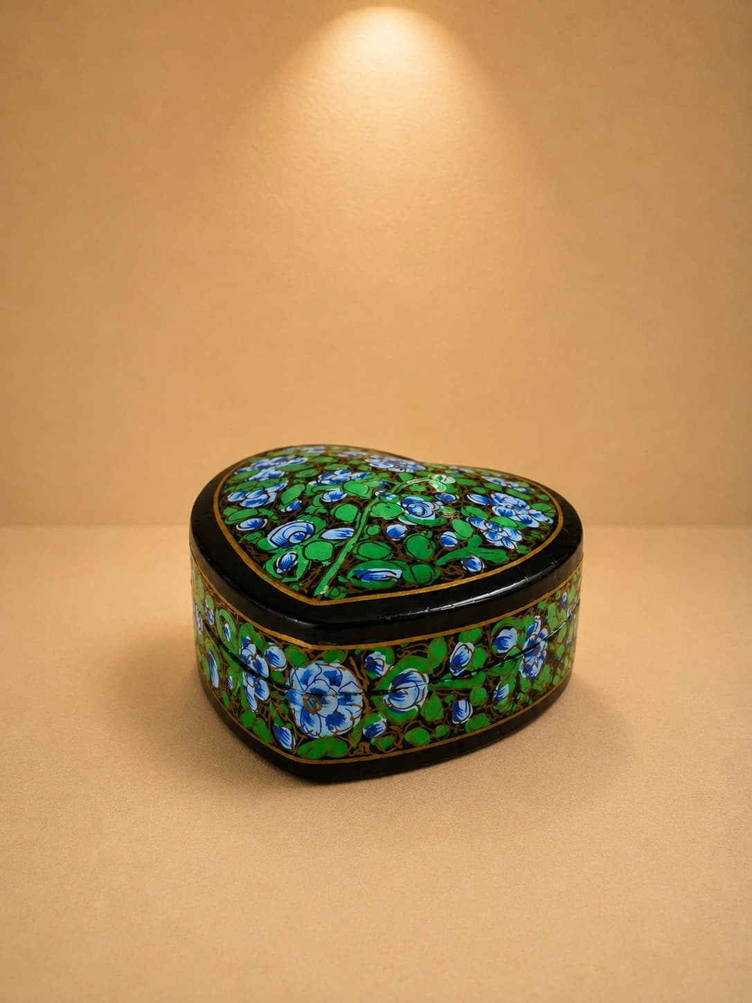 Neel Pushp Hriday Storage Box - Papier Mache