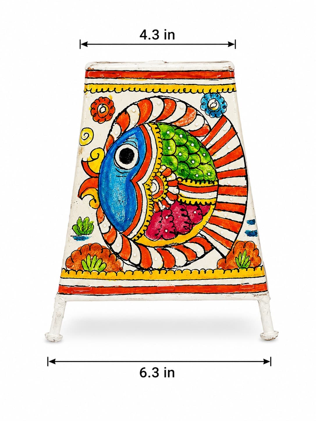 Twin Fish Table Lamp - Tholu Bommalata — alternate view