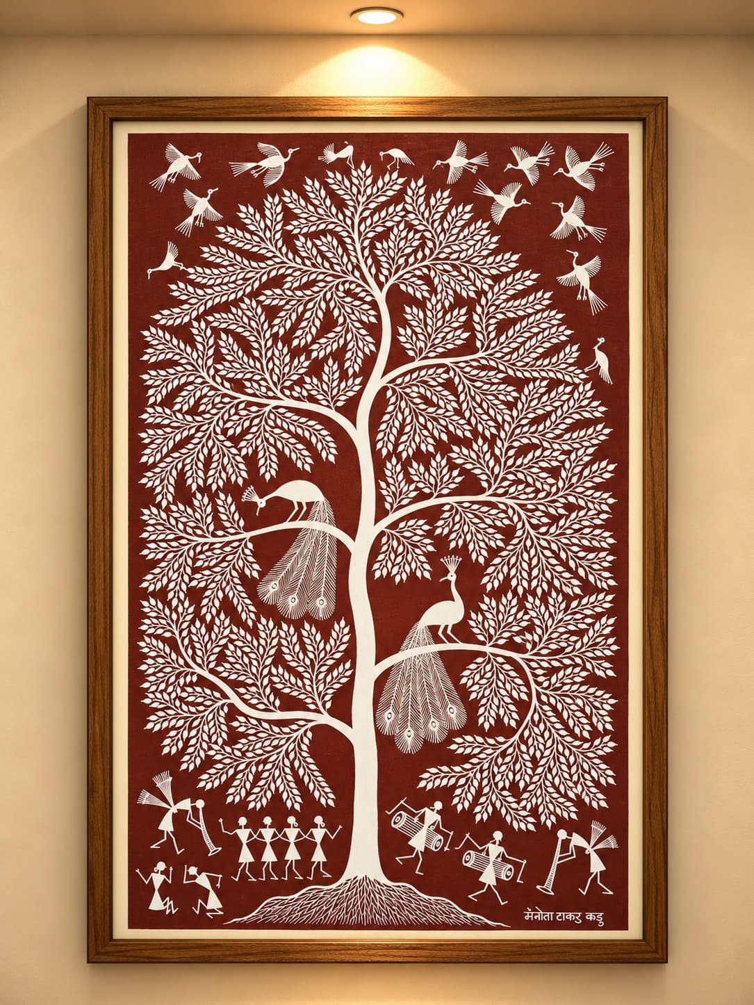 Tribal Tree of Life - Warli Painting