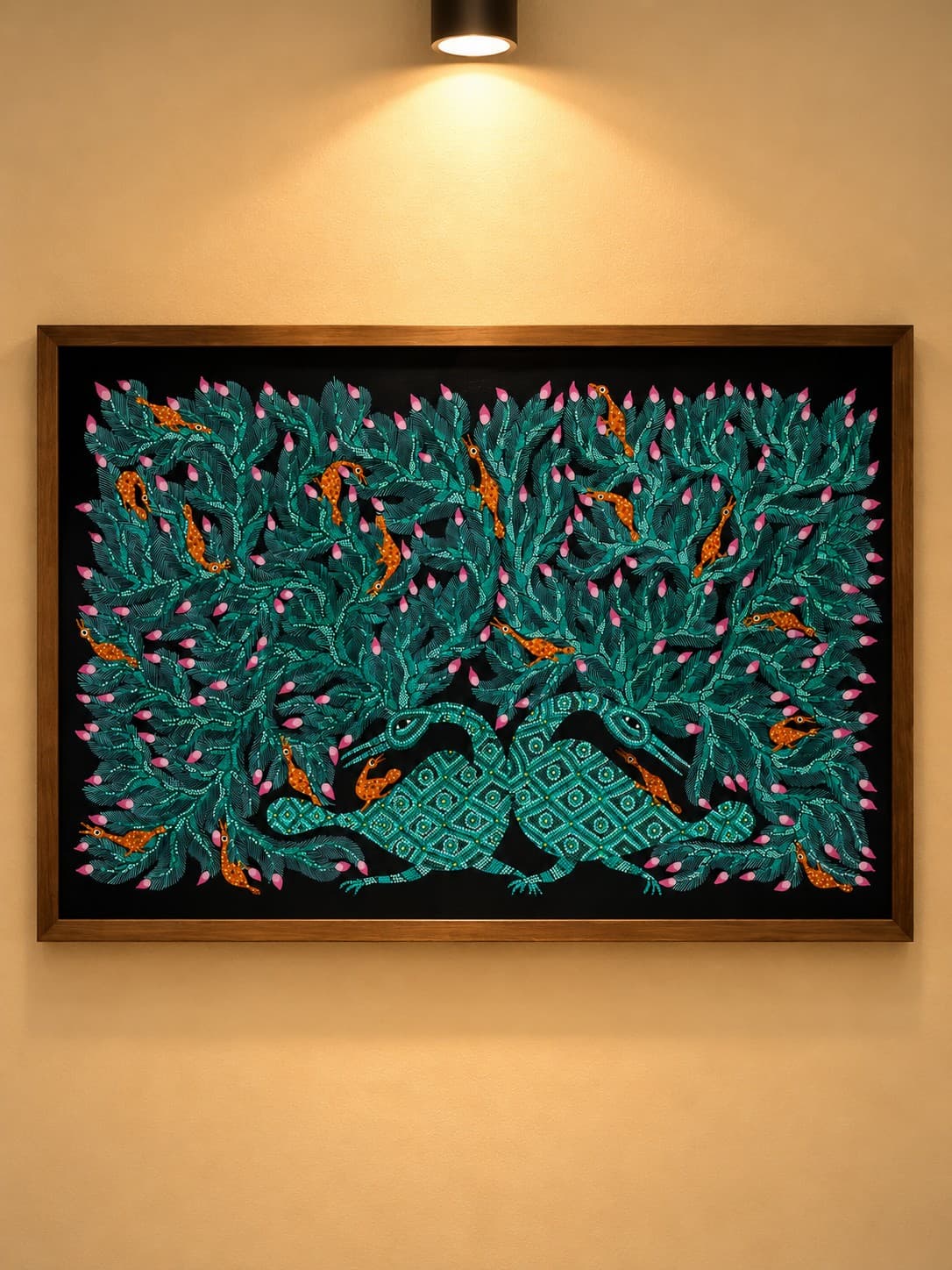 Forest of Harmony - Bhil Painting