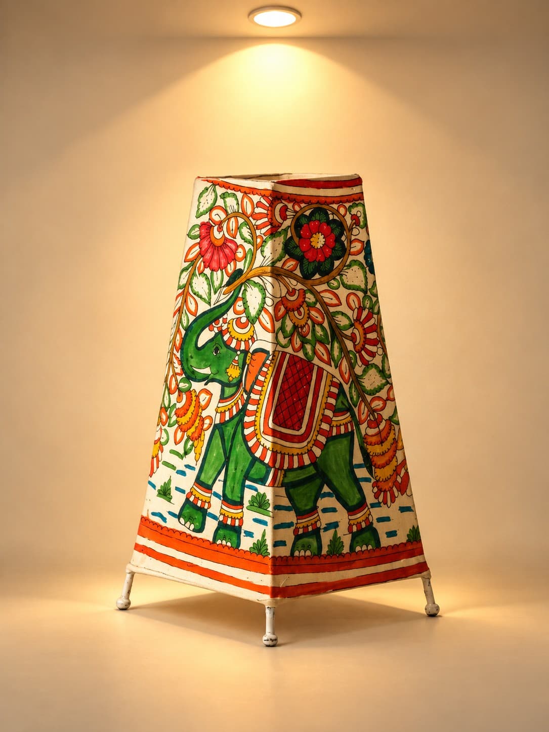 Elephant Table Lamp - Tholu Bommalata
