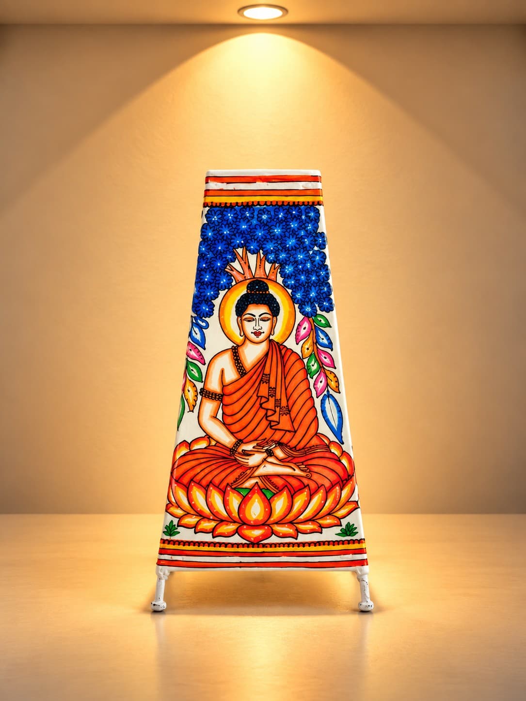 Lord Budha Table Lamp - Tholu Bommalata