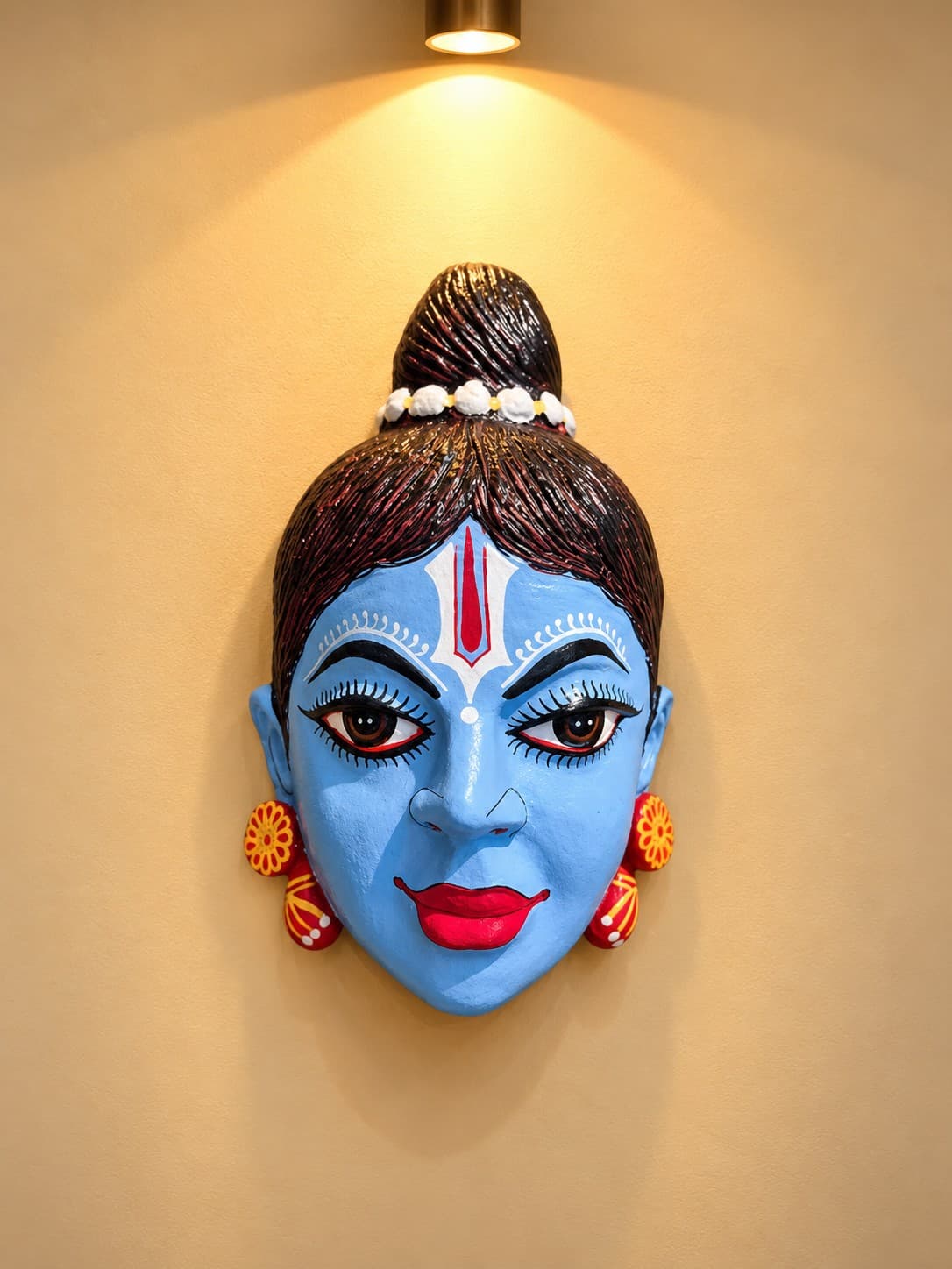 Assam Traditional Rama Mukha Mask - Majuli Bhaona