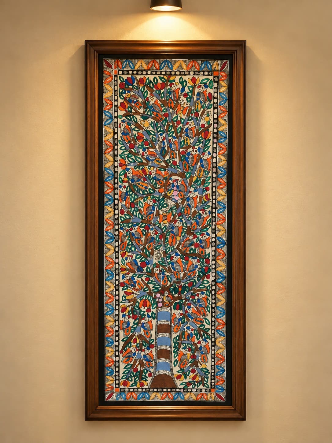 The Flourishing Tree - Madhubani Painting