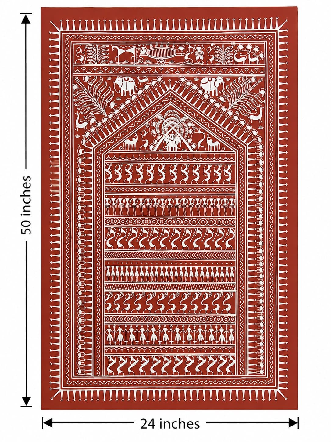 Sacred Tribal Shrine  - Saura Painting — alternate view