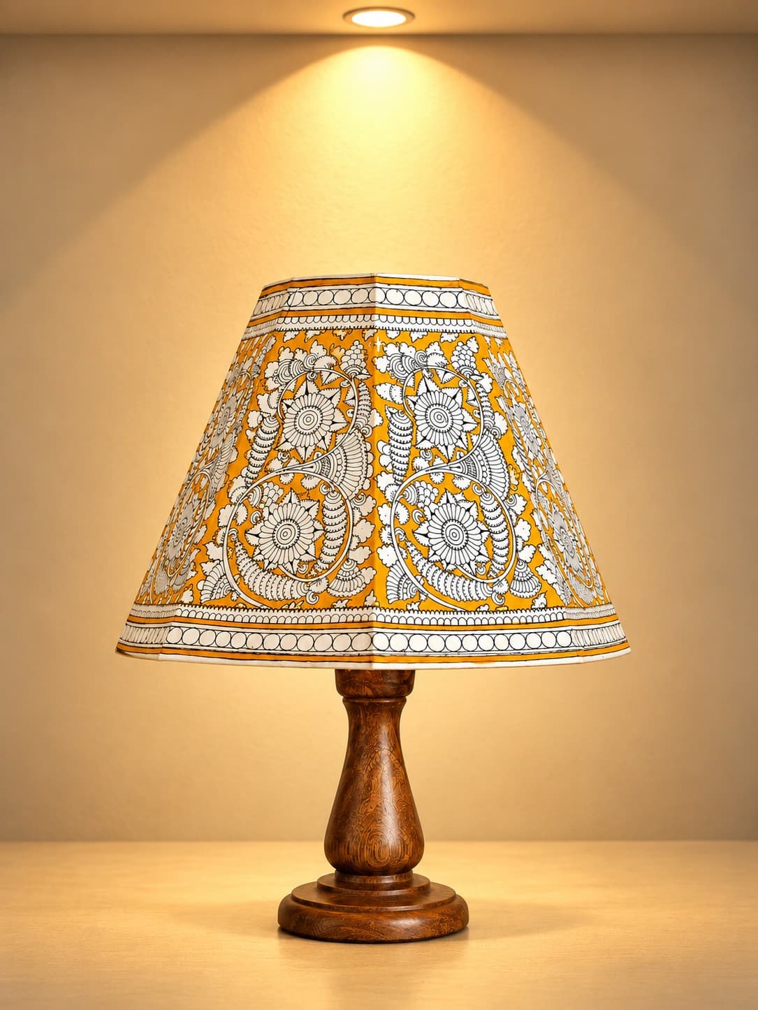 Tree of Life Leather Puppetry Lampshade - Tholu Bommalata Tree of Life Leather Puppetry Lampshade - Tholu Bommalata